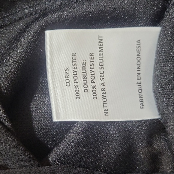 ASTR The Label - Black Sheer Overlay V-Neck Sleeveless Ruffle Embellished Romper - Picture 16 of 16